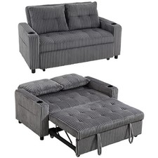 Homcom seater sofa bed - homcom, 2