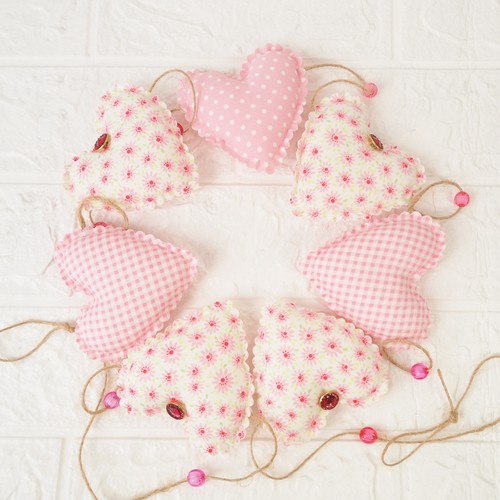 Pink daisy fabric - daisy,