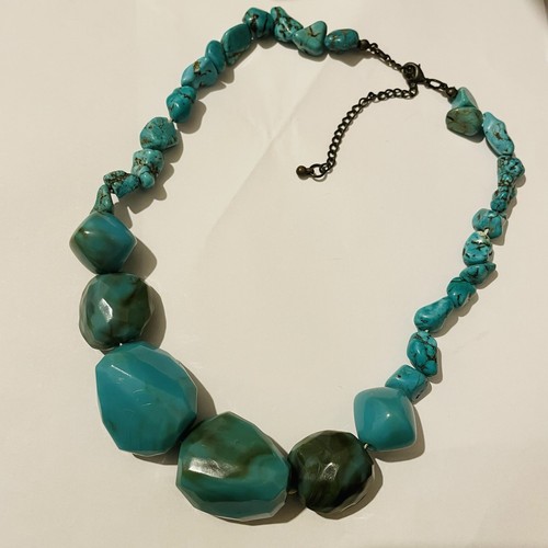 Turquoise necklace inch - turquoise, 20