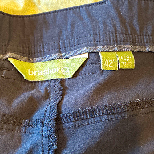 Brasher men navy trousers - brasher, men's