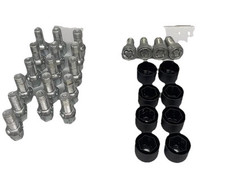 Vw/Audi/Seat/Skoda Wheel Bolt Set With Locking Nuts & Caps For  M14x1.5x27.5 OE
