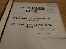 Genuine CPI Aragon GP125 parts