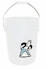 Poorboys World 5 Gallon (18.9 Litre) Valeters Car Wash/Rinse Bucket Heavy Duty