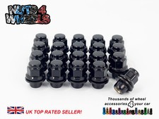20 x Black Flat Seat OEM Alloy