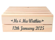 Personalised Wooden Wedding