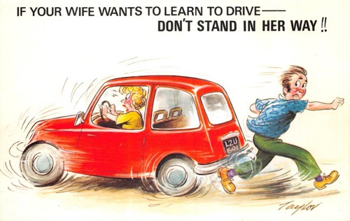 Bamforth comic postcard no - comic,