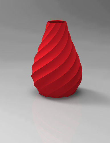Custom printed spiral vase - custom,