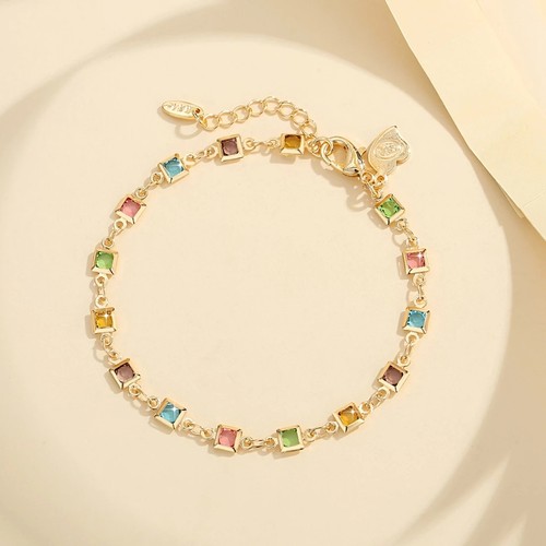 Heart rainbow bracelet - heart,