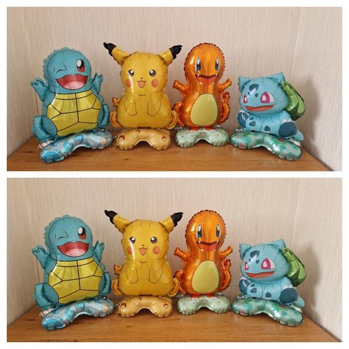 4pcs pokemon foil balloons - 3d,