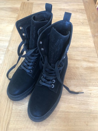 Moda pelle black suede - in,