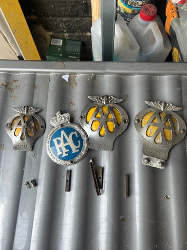 Vintage and rac badges - vintage,