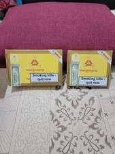 2 x Empty MONTECRISTO No. 4 Cigar Boxes for 25 and 10 Capacity
