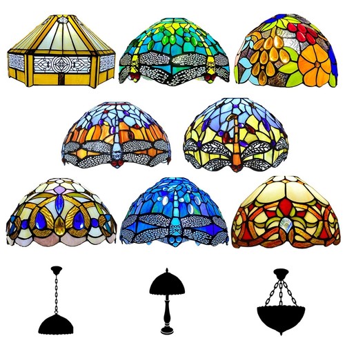 Tiffany style inch stained - tiffany,