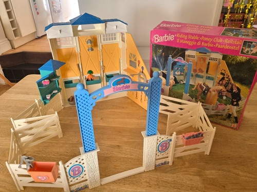 1998 barbie riding stable - riding,
