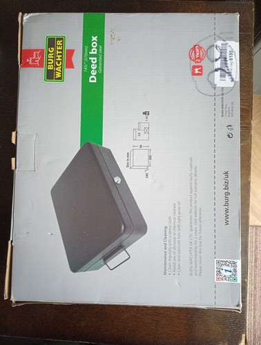 Burgh wachter deed box - -,