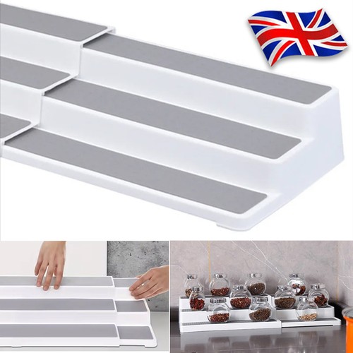 Extendable shelf tier step - extendable, 3