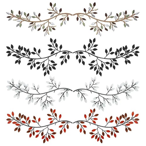 2pcs metal wall art - art, tree