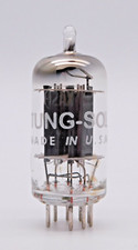TUNG-SOL USA JTL 12AX7 ECC83 Long Plate Square Getter Valve Used (V53)