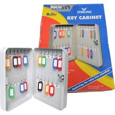 Sterling Security KC24 - 24 Key Security Cabinet 24 Hook + 2 Keys