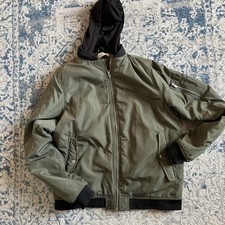 H&M Boys 14+ Green Bomber