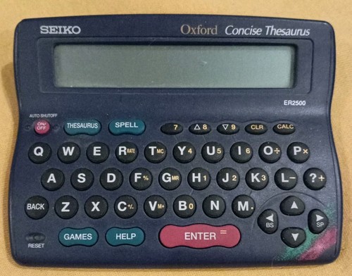 Seiko concise oxford thesaurus
