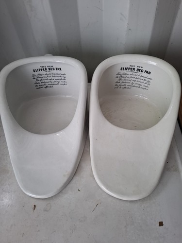 Vintage porcelain slipper bed - vintage,