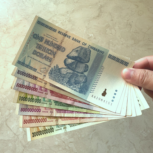 Zimbabwe pcs banknote set - zimbabwe,