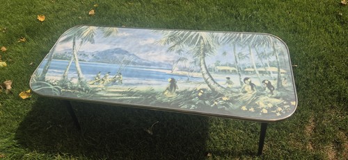 Vintage retro 1950s table - vintage,