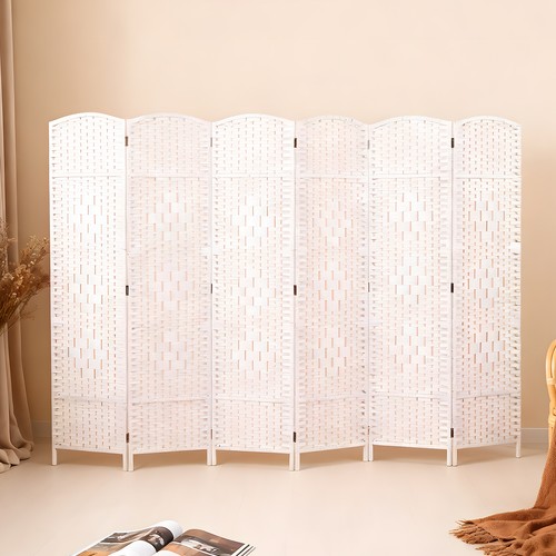 White panel wicker room - panel,