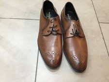 Hammond & Co Mens brown Lace Up leather Brogue Shoes UK 8 new  classic