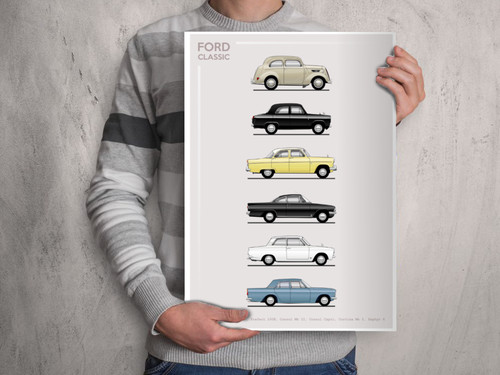Poster ford classic - ford,