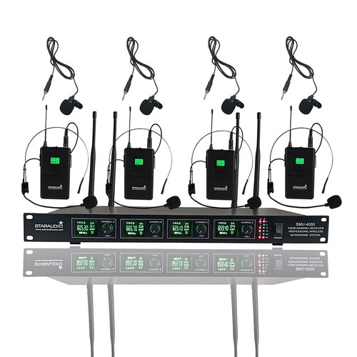 Uhf lapel headset wireless - lapel,