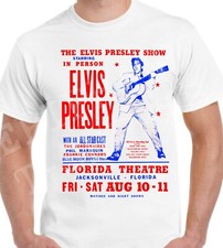 Elvis Presley T-Shirt Retro Concert Rock Music Jailhouse 50s 60s Top Tee Gift