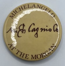 Michael Angelo At The Morgan Pin Badge Broach 