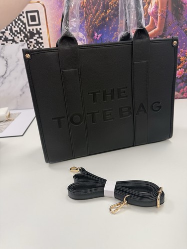Black faux leather - faux,