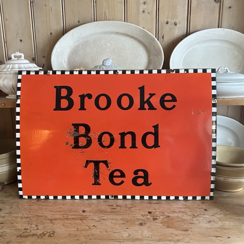 Antique porcelain enamel - porcelain, brook