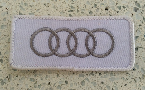 Audi woven cloth sew - , badge