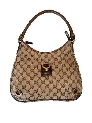 Gucci canvas abbey ring hobo - gucci, d-ring