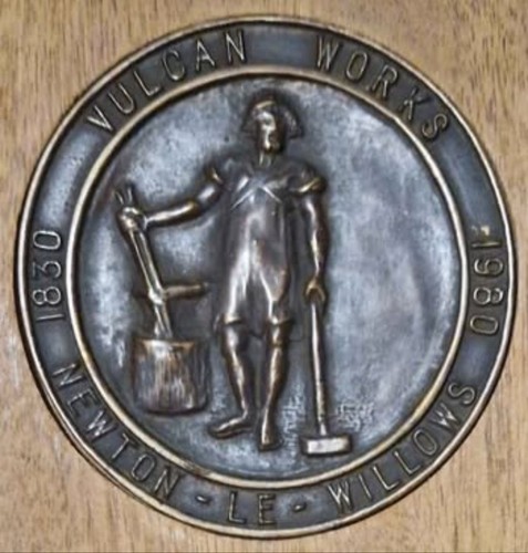 Vulcan works 1830 1980 - 1830-1980, plaque