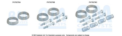 Exhaust system pipe - exhaust, mounting
