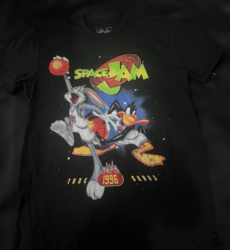 Space jam unisex black large - space,