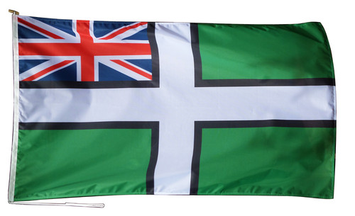 Devon ensign flag with - ensign,