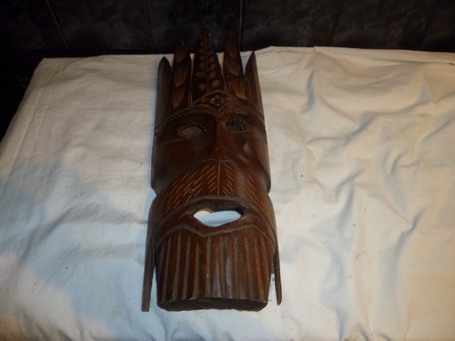 African tribal wall mask - wall,