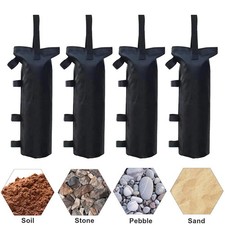4 Pack Large Gazebo Weights Sand Bags Tent Heavy Duty Pop Up Canopy Accessories