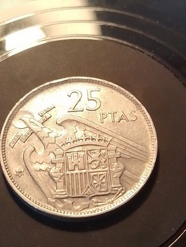 1957 spanish peseta - 25, in