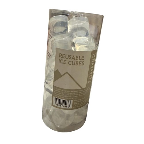 Reusable ice cubes - reusable, clear