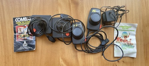 Vintage atari bundle joysticks - atari,