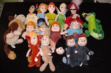 Peter Pan Plush Toys COMPLETE