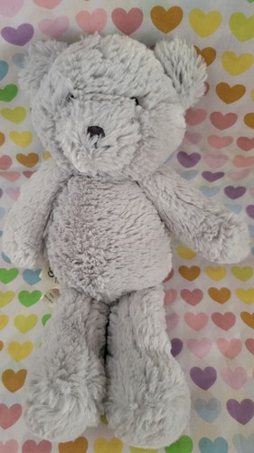 Tesco grey teddy - teddy, bear
