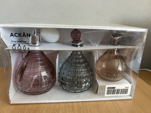 Ikea ackan glass perfume - 3, x